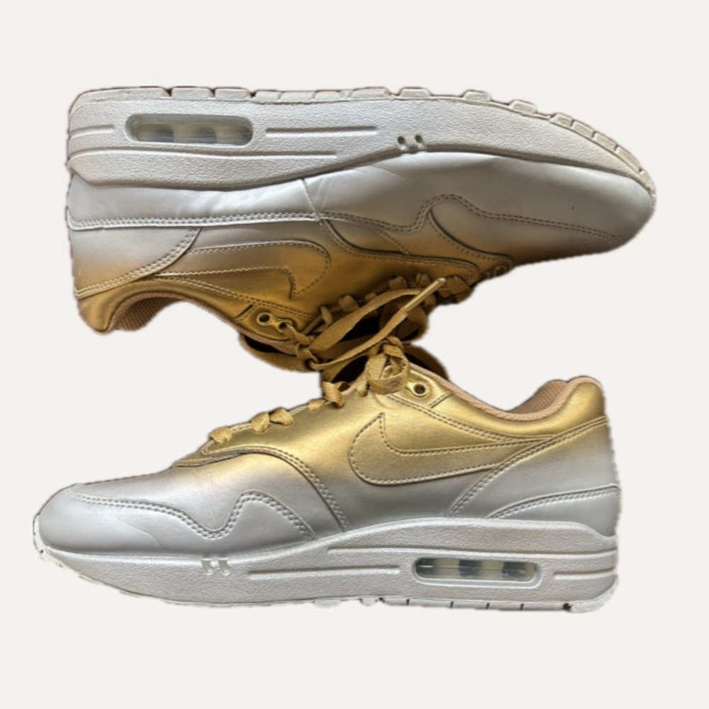 Nike Air Max 1 LX Metallic Gold Metallic Platinum (Women's)